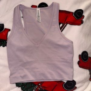 Athleta Rib Crop Tank